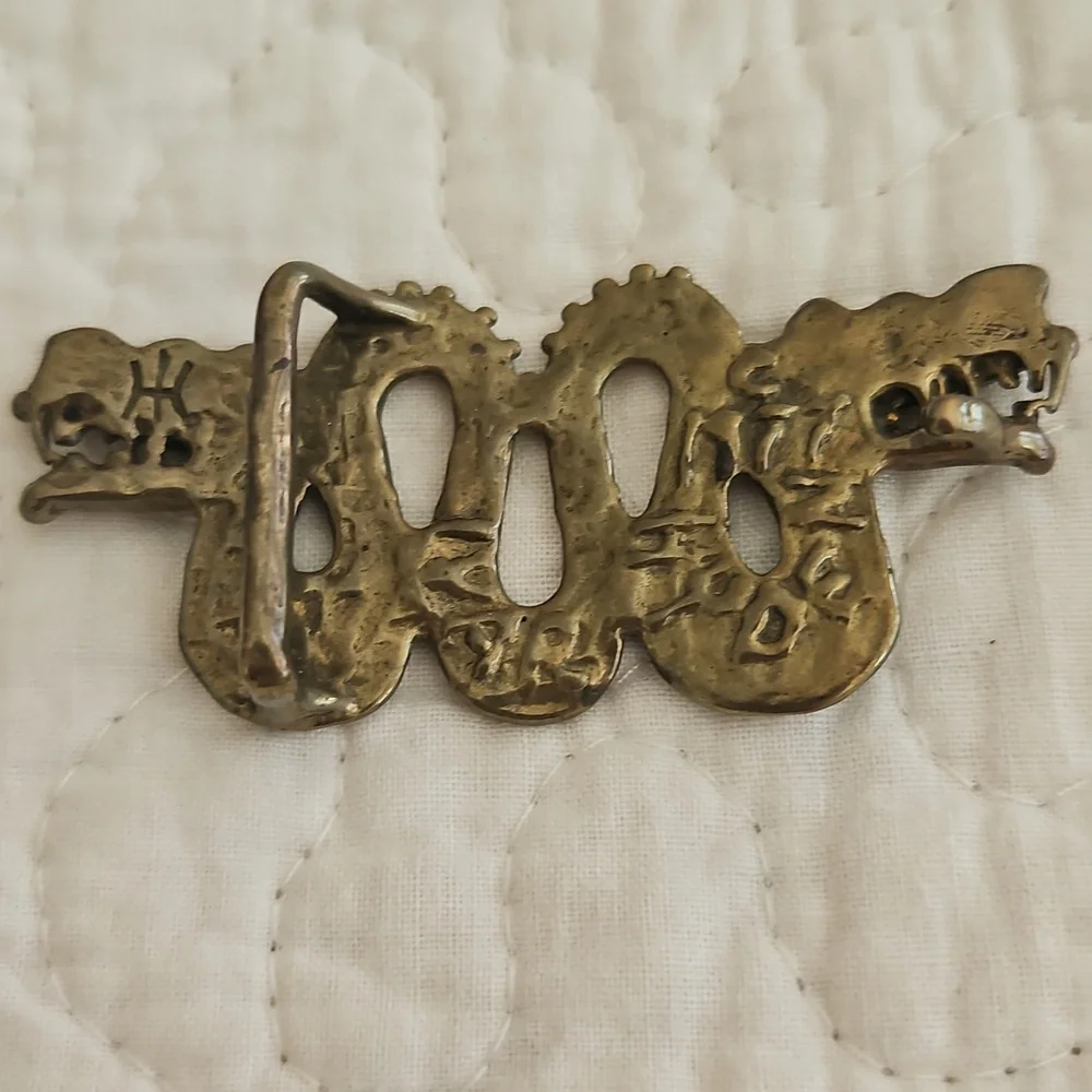 🐉HP🐉Vintage Ivar Hyden Dragon Belt Buckle 1977 - Picture 2 of 8
